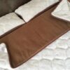 Pościel z wełny Alpaki Silver Caro Camel Ciemny 180x200 + Materac wełniany