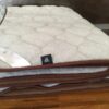 Pościel z wełny Alpaki Silver Caro Camel Ciemny 180x200 + Materac wełniany