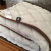 Pościel z wełny Alpaki Silver Caro Camel Ciemny 180x200 + Materac wełniany