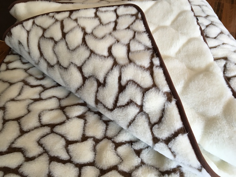Pościel z wełny Kaszmir Giraffe Kaszmir Caro 140x200 + Materac wełniany