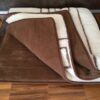 Pościel z wełny Camel Ciemny + Merynos Tumbler Greka 140x200