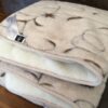 Pościel z wełny Camel Jasny Rampicanti + Kaszmir Caro 140x200 + Materac wełniany