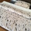 Pościel z wełny Camel Jasny Rampicanti + Kaszmir Caro 140x200 + Materac wełniany