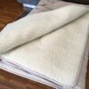 Pościel z wełny Camel Jasny Rampicanti + Merynos Tumbler 140x200 + Materac wełniany