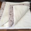 Pościel z wełny Camel Jasny Rampicanti + Merynos Tumbler 140x200 + Materac wełniany