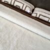 Pościel z wełny Camel Ciemny + Merynos Tumbler Greka 160x200 + Podkład wełniany
