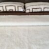 Pościel z wełny Camel Ciemny + Merynos Tumbler Greka 160x200 + Podkład wełniany