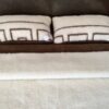 Pościel z wełny Camel Ciemny + Merynos Tumbler Greka 160x200 + Podkład wełniany