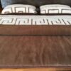 Pościel z wełny Camel Ciemny + Merynos Tumbler Greka 160x200 + Podkład wełniany