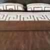 Pościel z wełny Camel Ciemny + Merynos Tumbler Greka 160x200 + Podkład wełniany