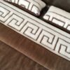 Pościel z wełny Camel Ciemny + Merynos Tumbler Greka 160x200 + Podkład wełniany