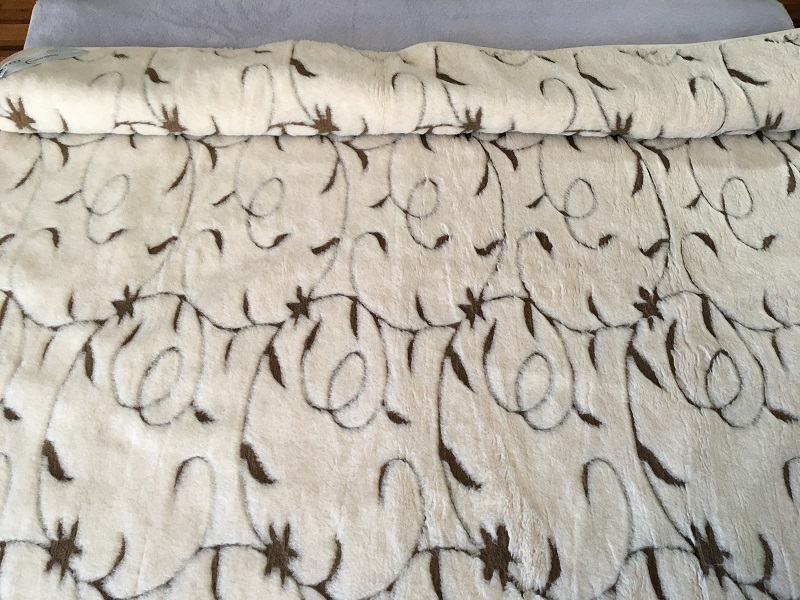 Pościel z wełny Alpaki Alpina Camel Rampicanti 240x200 + Podkład wełniany