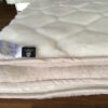 Pościel z wełny Camel Jasny + Kaszmir Caro 160x200 + Materac wełniany