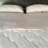 Pościel z wełny Camel Jasny + Kaszmir Caro 160x200 + Materac wełniany