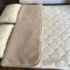 Pościel z wełny Camel Jasny + Kaszmir Caro 160x200 + Materac wełniany