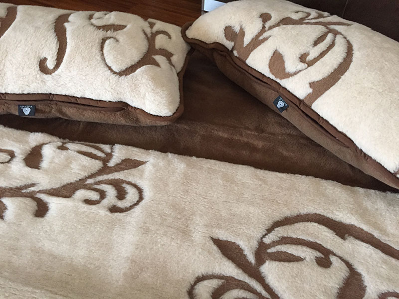 33 Pościel wełniana Camel z wełny wielbłądziej Szlachecka 200x200 + Materac wełniany