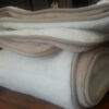 15 Kołdra z wełny Camel Jasny + Kaszmir Pasy 160x200