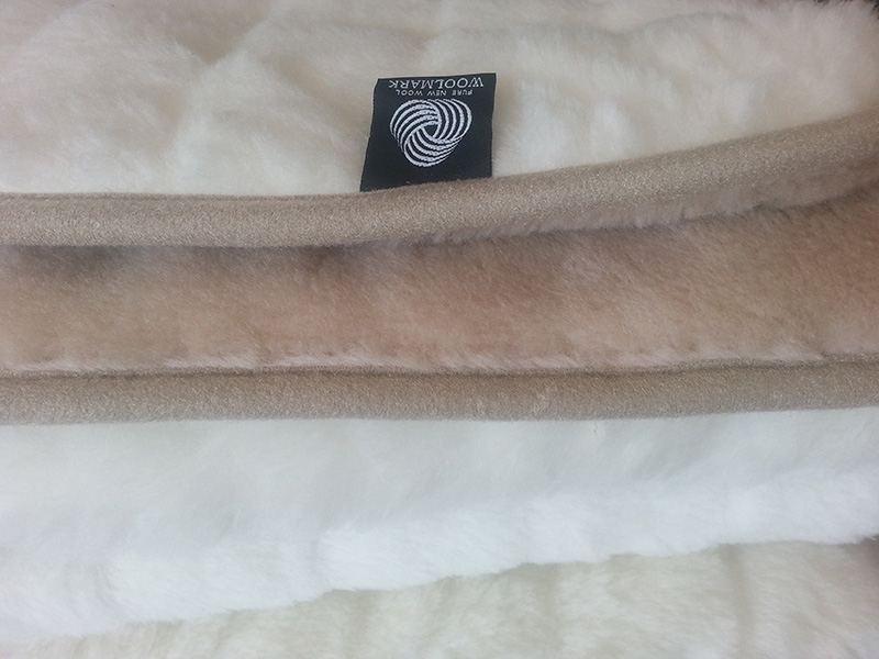 3 Kołdra z wełny Camel Jasny + Kaszmir Pasy 160x200
