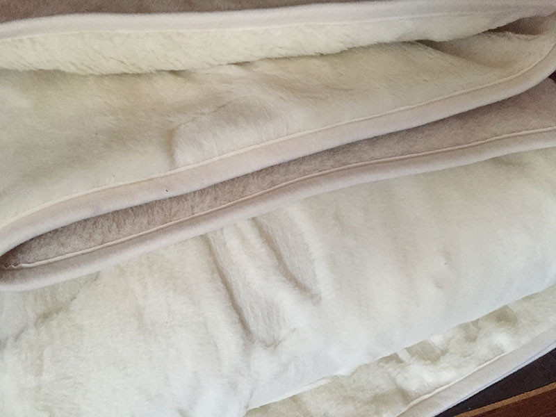15 Kołdra z wełny Camel Jasny + Kaszmir Róża 140x200