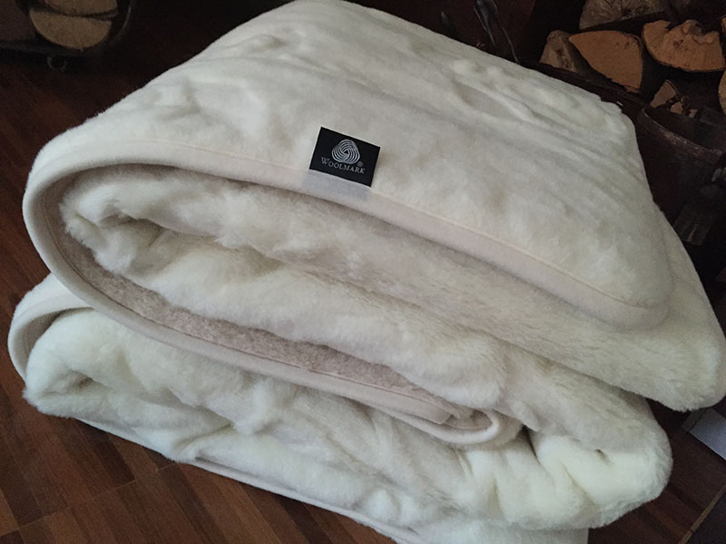 37 Kołdra z wełny Camel Jasny + Kaszmir Róża 140x200