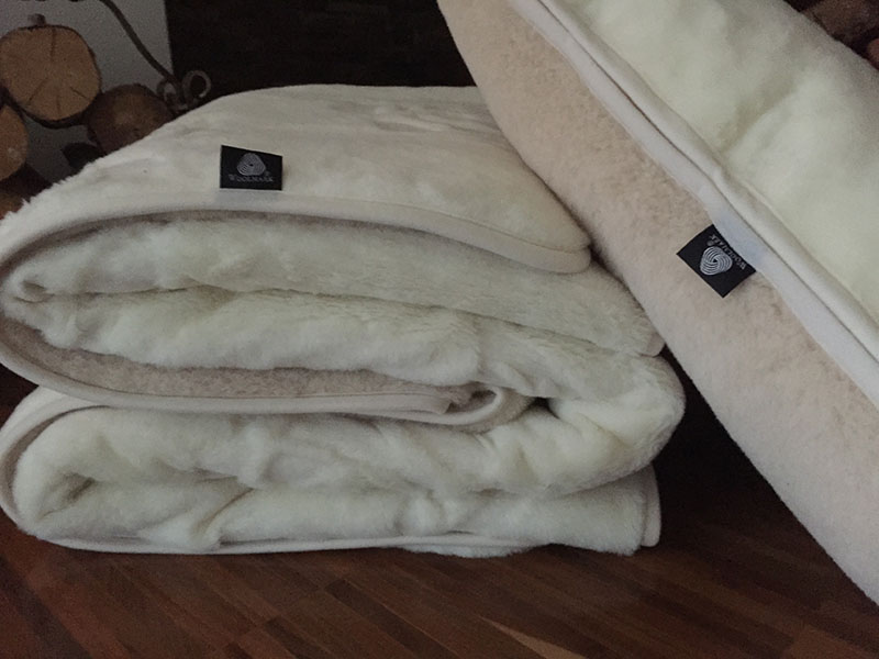 41 Kołdra z wełny Camel Jasny + Kaszmir Róża 140x200