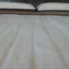 25 Pościel z wełny Camel Ciemny + Kaszmir Pasy 180x200 + Materac wełniany