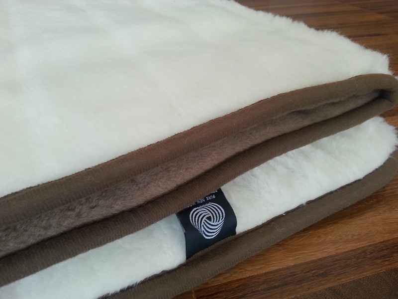 30q Kołdra z wełny Camel Ciemny + Kaszmir Pasy 140x200