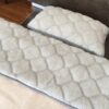 Pościel z wełny Alpaki Silver Caro Camel Jasny 140x200 + Podkład wełniany