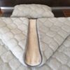 Pościel z wełny Alpaki Silver Caro Camel Jasny 140x200 + Podkład wełniany
