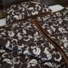 13 Pościel z wełny wielbłądziej Camel Ciemny Bawełna Brown Mediolan 140x200