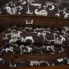5 Pościel z wełny wielbłądziej Camel Ciemny Bawełna Brown Mediolan 140x200