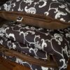 8 Pościel z wełny wielbłądziej Camel Ciemny Bawełna Brown Mediolan 140x200