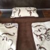 Pościel z wełny Camel Ciemny + Kaszmir Szlachecki 140x200 + Podkład wełniany