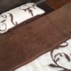 Pościel z wełny Camel Ciemny + Kaszmir Szlachecki 140x200 + Podkład wełniany