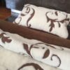 Pościel z wełny Camel Ciemny + Kaszmir Szlachecki 140x200 + Podkład wełniany