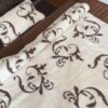 Pościel z wełny Camel Ciemny + Kaszmir Szlachecki 140x200 + Podkład wełniany