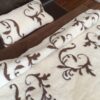 Pościel z wełny Camel Ciemny + Kaszmir Szlachecki 140x200 + Podkład wełniany