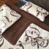 Pościel z wełny Camel Ciemny + Kaszmir Szlachecki 140x200 + Podkład wełniany