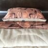 26 Pościel z wełny wielbłądziej Camel Jasny Satyna Kwiat Lotosu 140x200