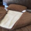 posciel-welniana-camel-pasy-merynos-9 Pościel z wełny Camel Ciemny Pasy + Merynos Tumbler 140x200 + Podkład wełniany