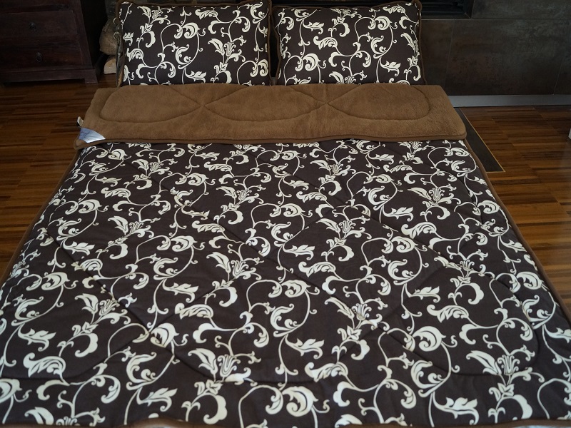 Pościel z wełny wielbłądziej Camel Ciemny Bawełna Brown Mediolan 240x200