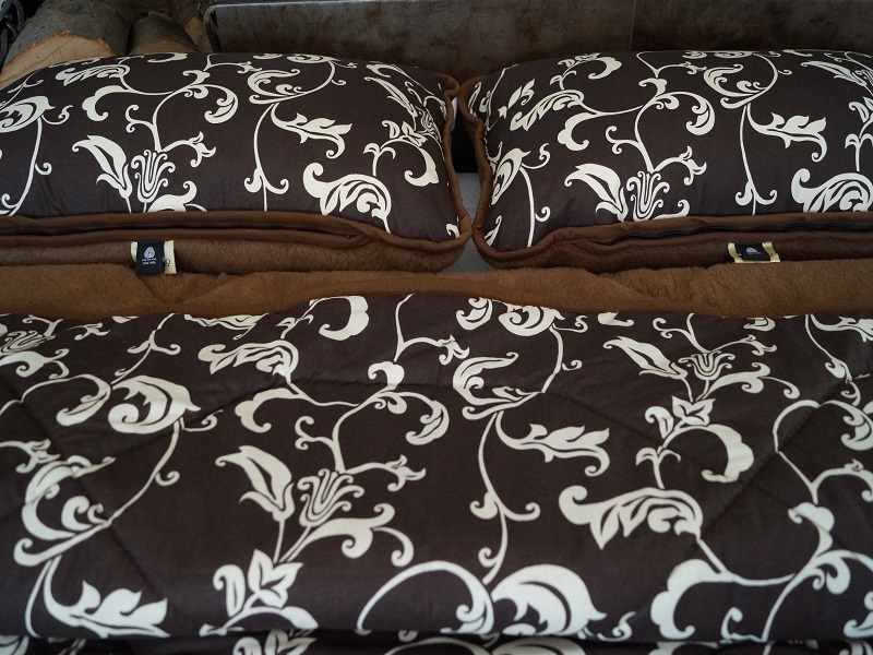 Pościel z wełny wielbłądziej Camel Ciemny Bawełna Brown Mediolan 240x200