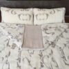 Pościel z wełny Camel Jasny + Kaszmir Szlachecki 160x200 + Materac wełniany