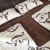 10 Pościel z wełny Camel Ciemny + Kaszmir Szlachecki 240x200 + Podkład wełniany