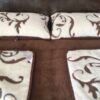14 Pościel z wełny Camel Ciemny + Kaszmir Szlachecki 240x200 + Podkład wełniany