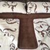 17 Pościel z wełny Camel Ciemny + Kaszmir Szlachecki 240x200 + Podkład wełniany