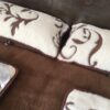 18 Pościel z wełny Camel Ciemny + Kaszmir Szlachecki 240x200 + Podkład wełniany