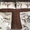 2 Pościel z wełny Camel Ciemny + Kaszmir Szlachecki 240x200 + Podkład wełniany