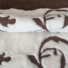 26 Pościel z wełny Camel Ciemny + Kaszmir Szlachecki 240x200 + Podkład wełniany