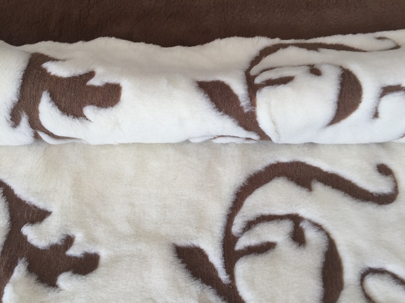 Pościel z wełny Camel Ciemny + Kaszmir Szlachecki 240x200 + Podkład wełniany